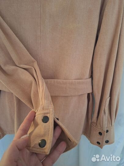 Жакет женский 54 р рост 170-180 джинса розовый