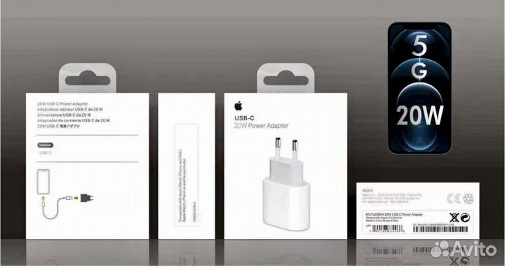 Блок питания 20w / apple iPhone type c / samsung