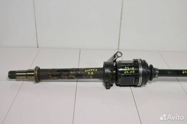 Приводной вал передний правый Toyota Sienna 3 3.5