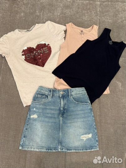 Пакет вещей на девочку рост 134 140 146