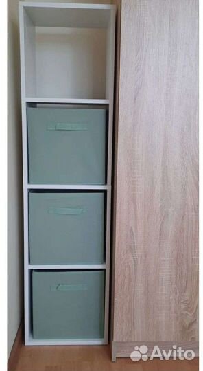 Короб для хранения вещей в стеллаже