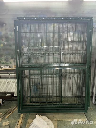 Распашные ворота под ключ на проем 4000