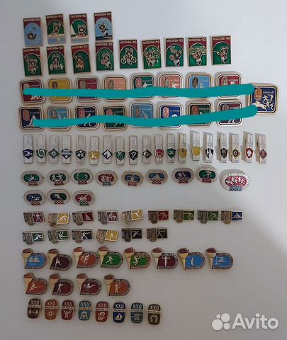 Значки СССР олимпиада 80