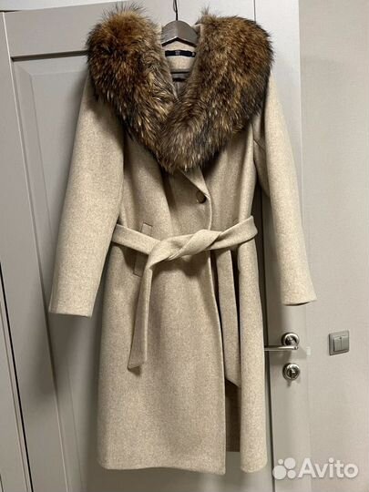 Пальто женское шерстяное 54