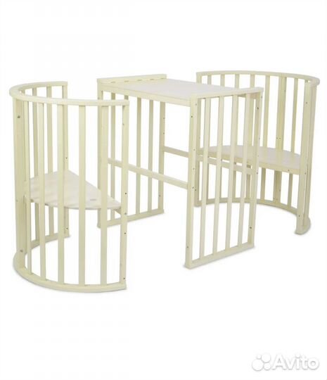 Детская кроватка круглая трансформер