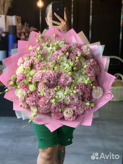 Эустома букет