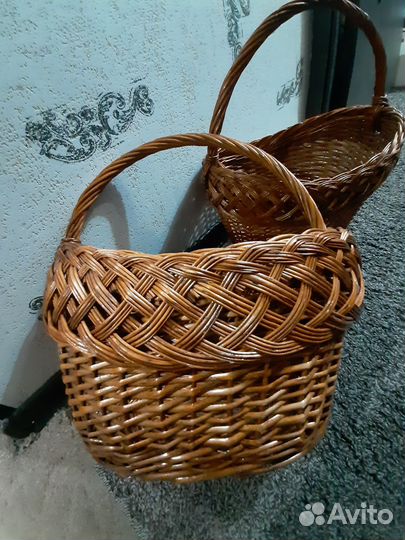 Корзина плетеная