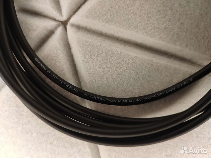 Mini xlr гнездо на Jack 6,3 st mogami 2893