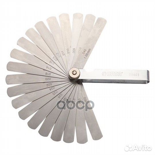 09407 Комплект щупов SATA 0,03-1мм 32 пластины