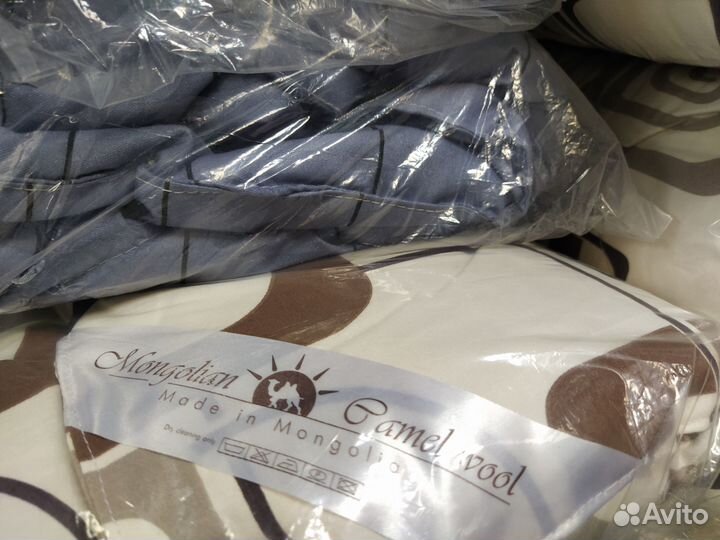 Одеяло верблюжье новое Монголия 200*220