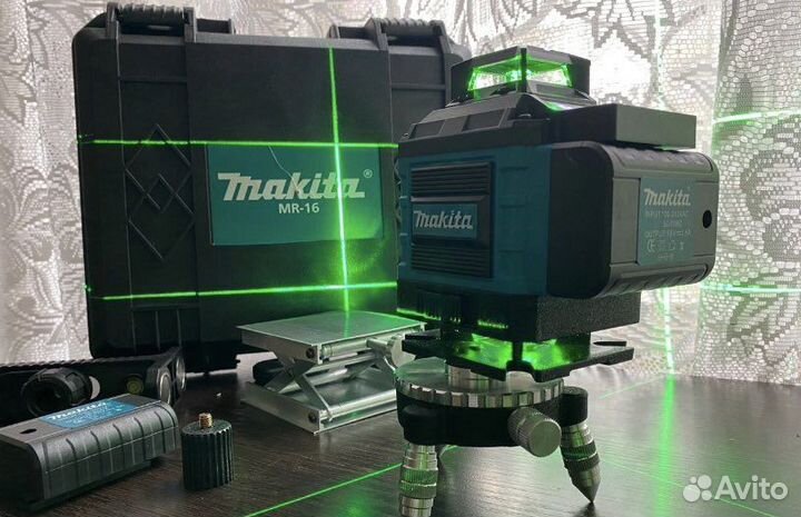 Лазерный уровень мощный makita 16 lin