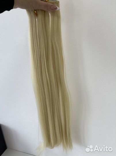 Волосы на заколках