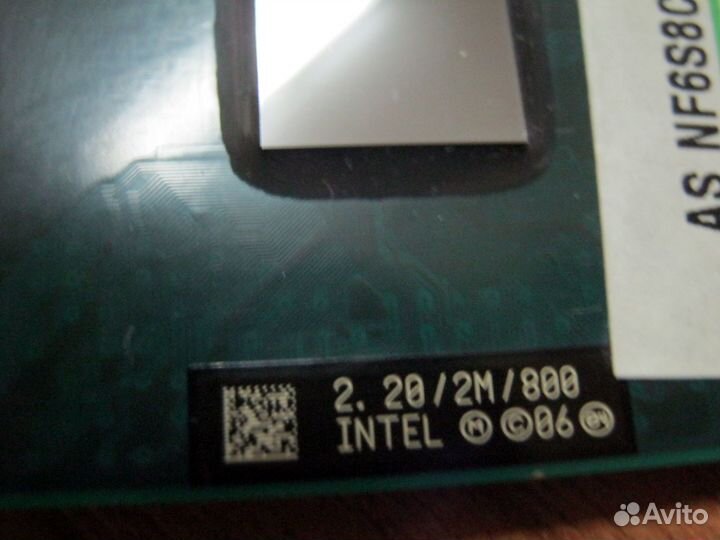Процессор для ноутбука Intel core 2 duo T5900
