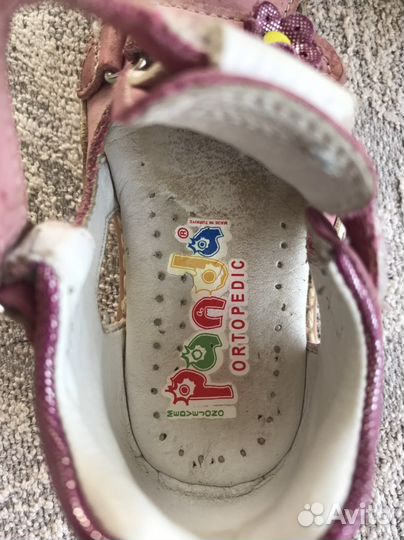 Босоножки детские для девочек 18 размер