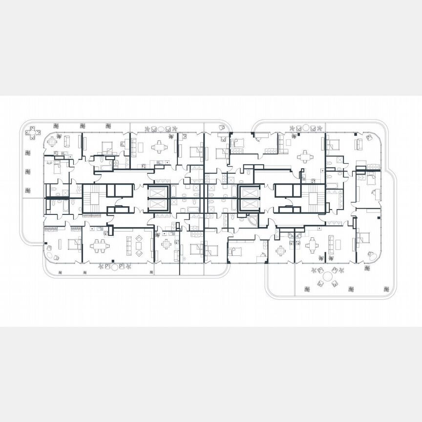 2-к. квартира, 117,2 м², 8/9 эт.