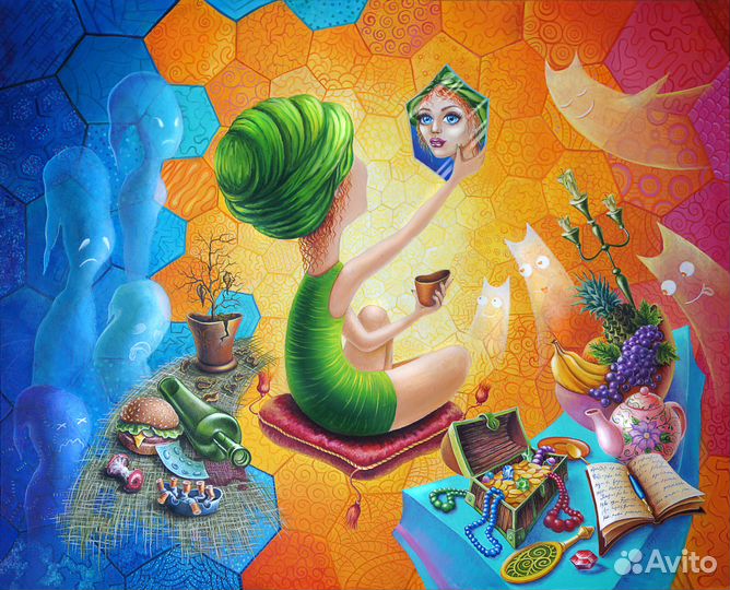 Картина маслом 100х80 см