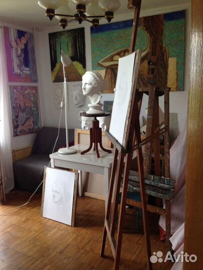 Уроки академического рисунка, живописи