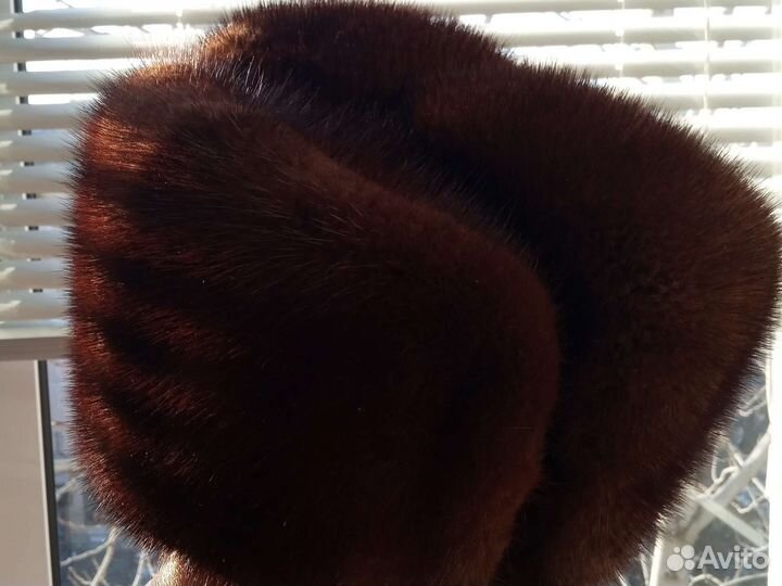 Норковая шапка мужская 59 60