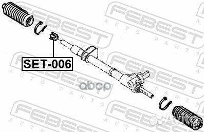 Рем.комплект рейки рулевой Renault Megane 1.4-2.0