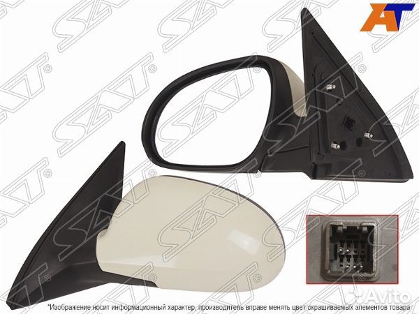 Зеркало hyundai I30 07-12