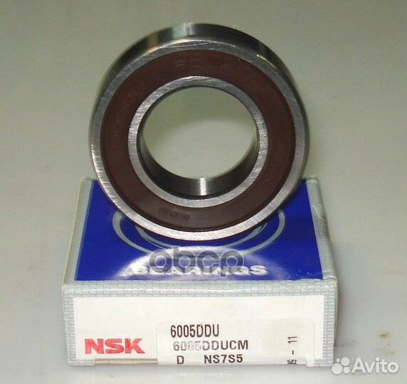 Подшипник 25/47/12, шариковый 6005dducm Nsk