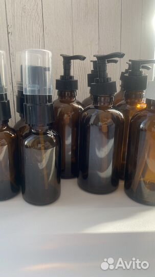 Банки стеклянные с дозатором