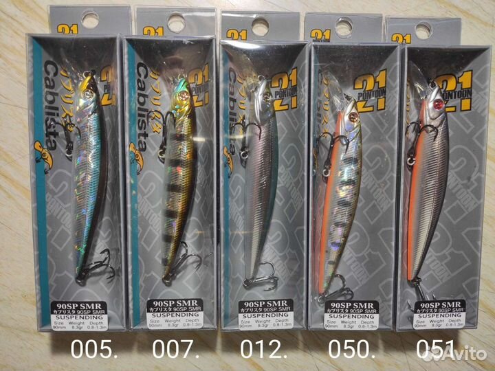 Воблеры Pontoon 21 Cablista: 90F-SMR, 90SP-SMR