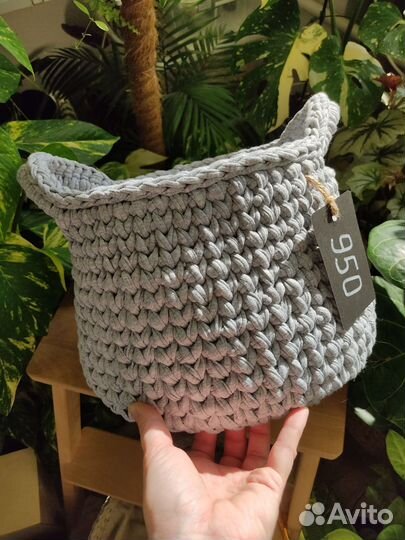 Интерьерные корзины / кашпо