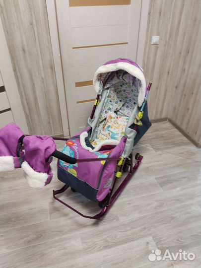 Санки коляска ника 7 2