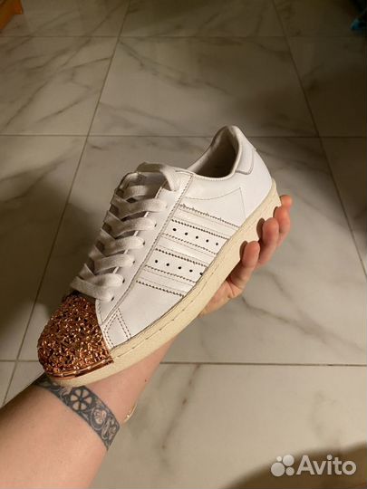 Adidas Superstar 80s 3D Metal Shell Toe White