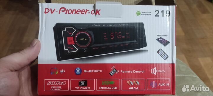 Магнитола pioneer с bluetooth