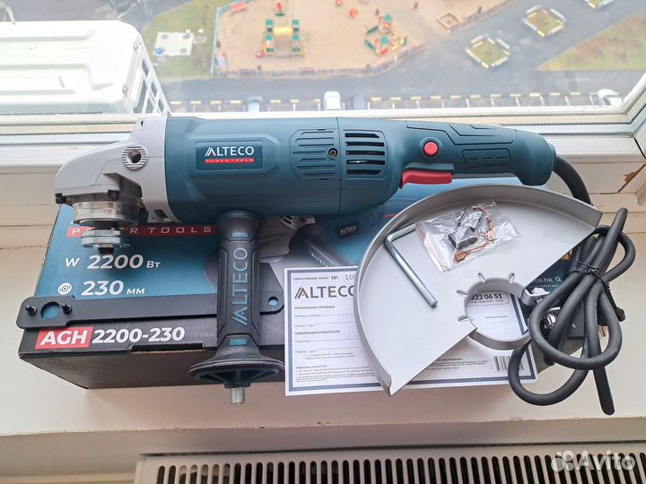 Болгарка AGH 2200-230 alteco Heavy Duty