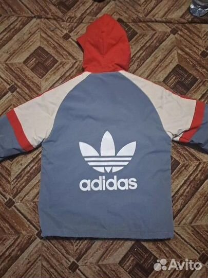 Ветровка adidas винтаж утепленная