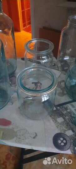 Банка стеклянная, СССР интерьерная