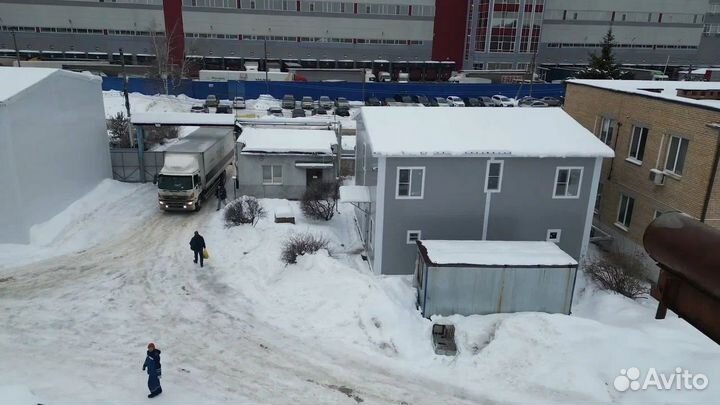 Быстровозводимый ангар из сендвич панелей