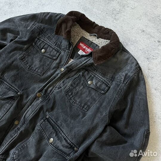 Винтажная куртка шерпа Wrangler Detroit Jacket