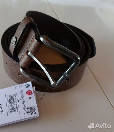 Ремень с металл пряжкой Новый Не Китай кожзам