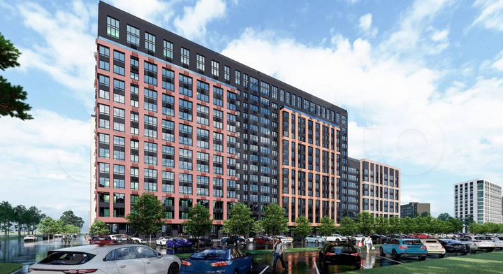 Квартира-студия, 31,6 м², 4/15 эт.