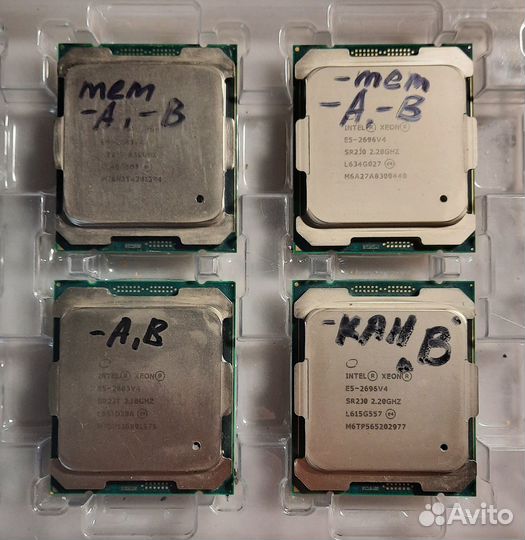 Процессоры Xeon e5-26xx v1,v2, v3, v4 - с нюансами
