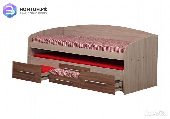 Двухъярусная кровать Адель-5 ясень шимо светлый