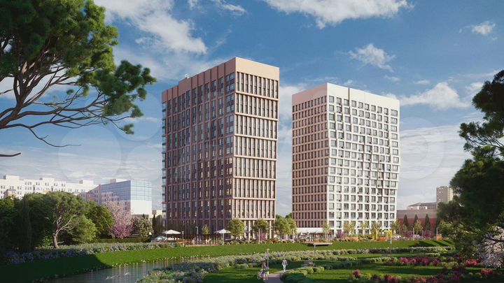 2-к. квартира, 74,1 м², 2/16 эт.