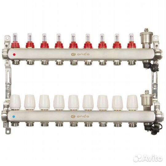 Коллекторная группа для отопления 13 выходов