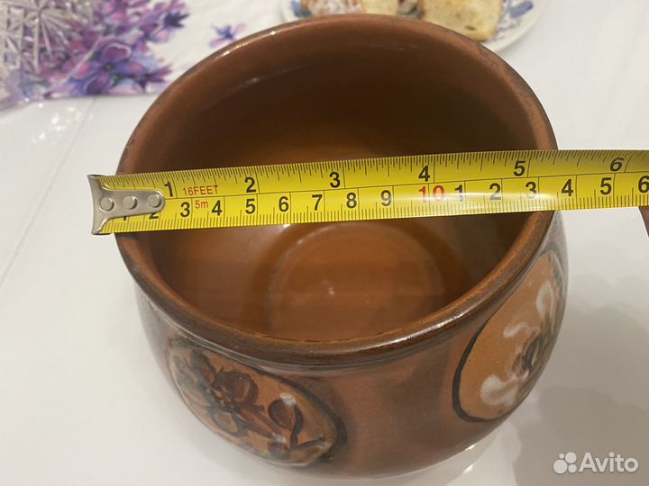 Кашпо горшок керамический