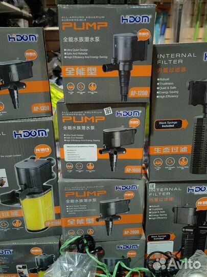 Помпа для аквариума новая в ассортименте