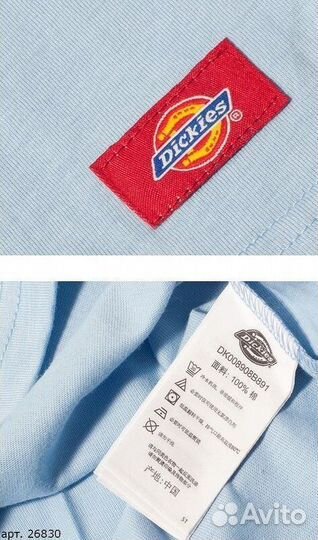 Футболка Dickies Голубая