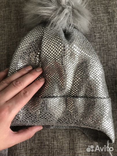 Шапки на девочку осень-зима, 3-5 лет пакетом