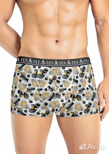 Мужские новогодние трусы
