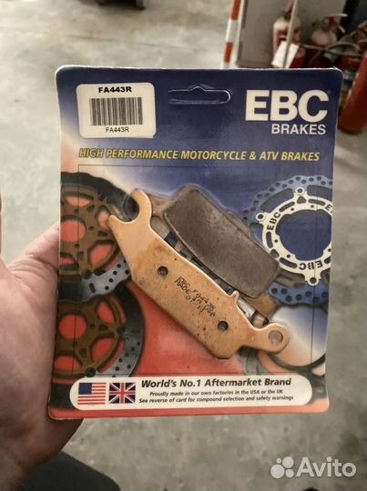 Передние(левые) тормозные колодки yamaha ATV