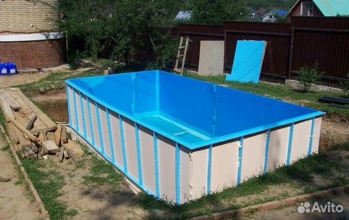 Пластиковый бассейн