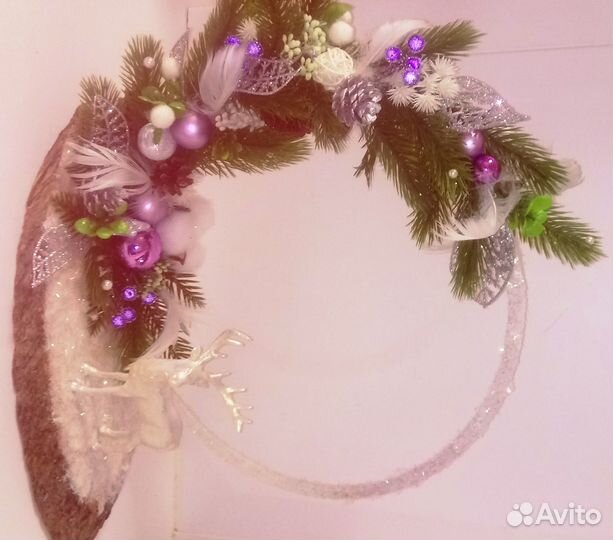 Новогодняя композиция на стол